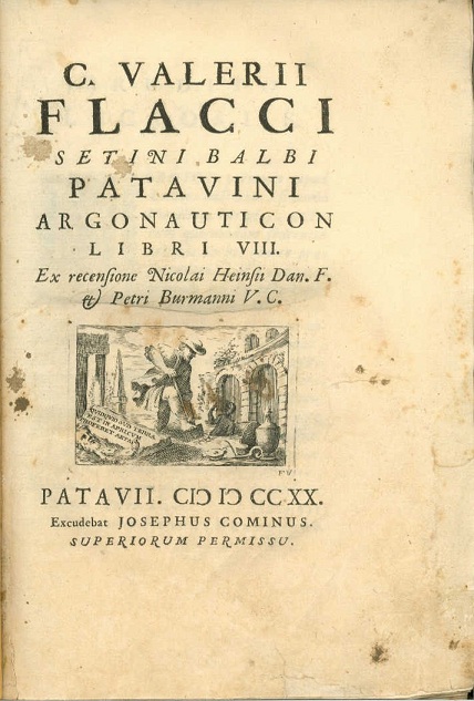 C. Valerii Flacci Setini Balbi Patavini Argonauticon: libri VIII