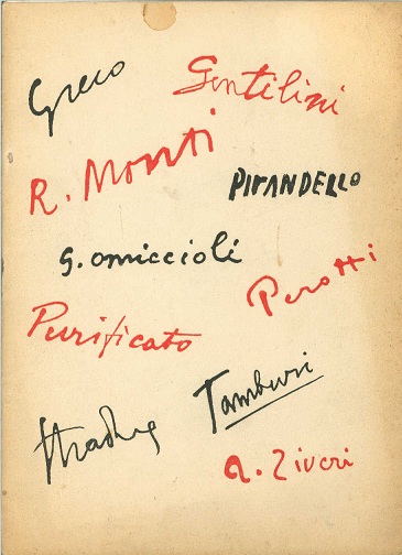 Gentilini - Greco - Monti - Omiccioli - Perotti - Pirandello - Purificato - Stradone - Tamburi - Ziveri.