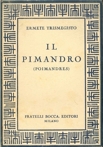 Il Pimandro (Poimandres)